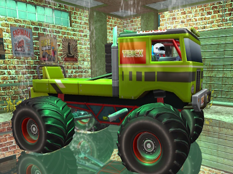 Lojë Simulator i kamionit realist të përbindëshit offroad  në internet
