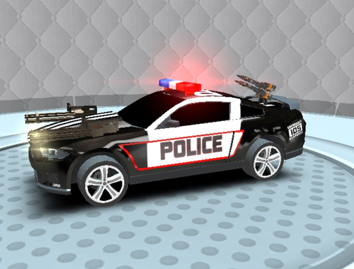 Lojë Makinë policie  në internet