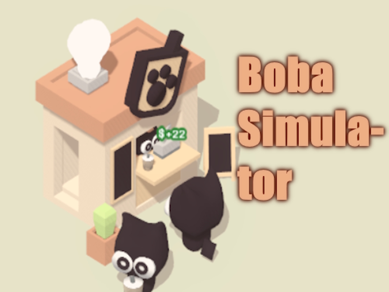 Lojë Simulator boba në internet