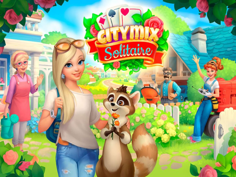 Lojë City Mix Solitaire në internet