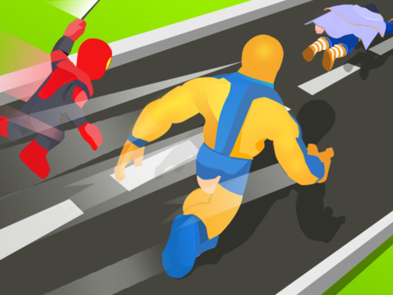 Lojë Superhero Transformimi i Gara e Ndryshimit në internet
