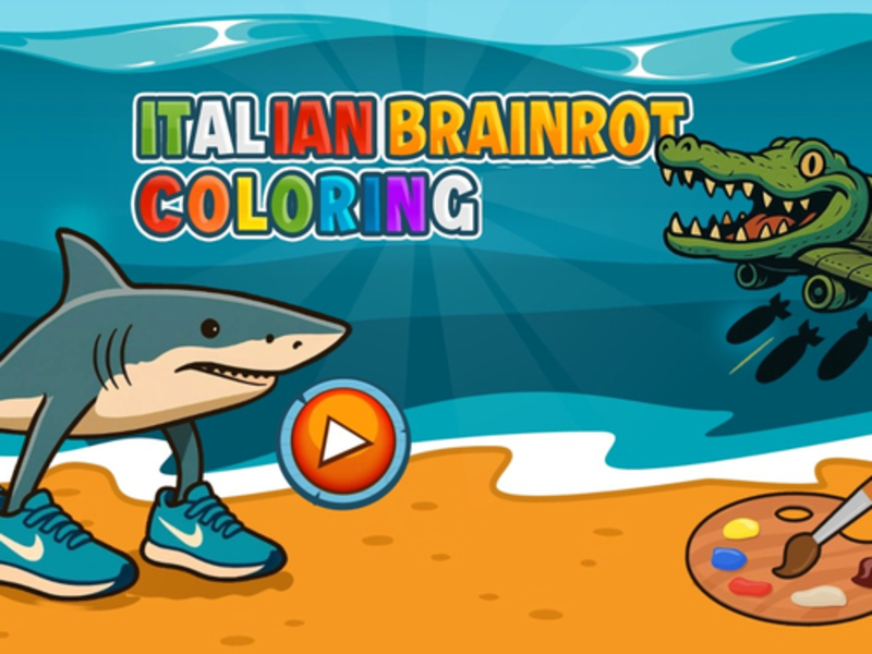 Lojë Ngjyrosje Italiane Brainrot në internet