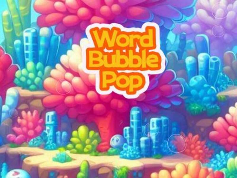 Lojë Fjala flluskë pop në internet