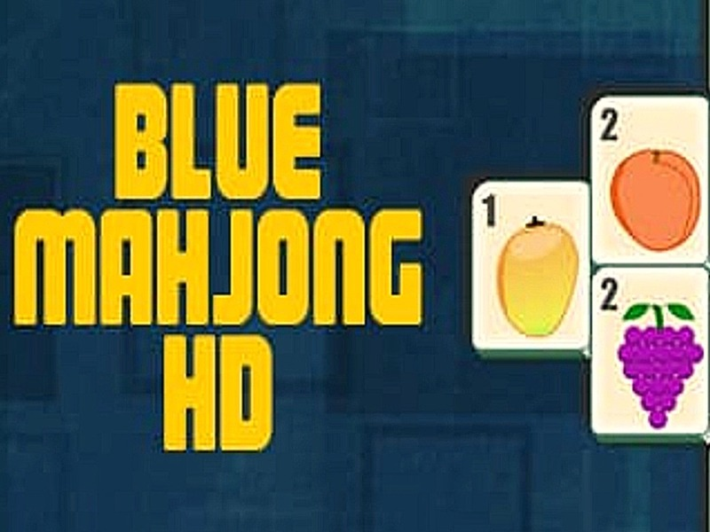 Lojë Mahjong blu në internet