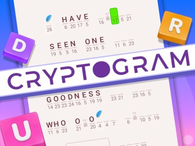 Lojë Cryptogram: Fjala e enigmës së trurit në internet