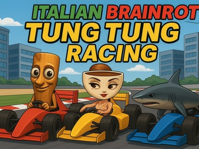 Lojë Racing Tung Tung Brainrot Italian në internet