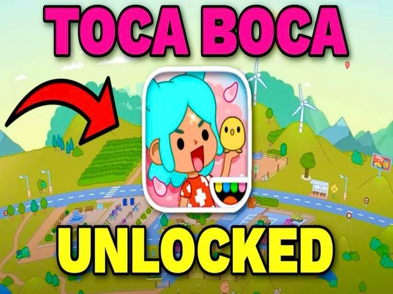 Lojë Toca Boca Gjithçka e zhbllokuar në internet