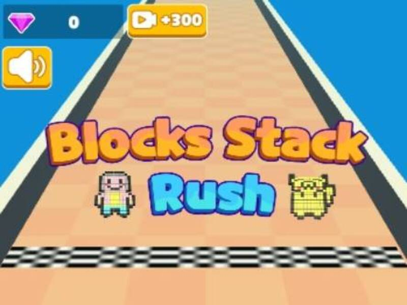 Lojë Blloqe Rush Stack në internet