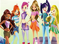 Lojë Koleksioni i Puzzle Winx Club  në internet