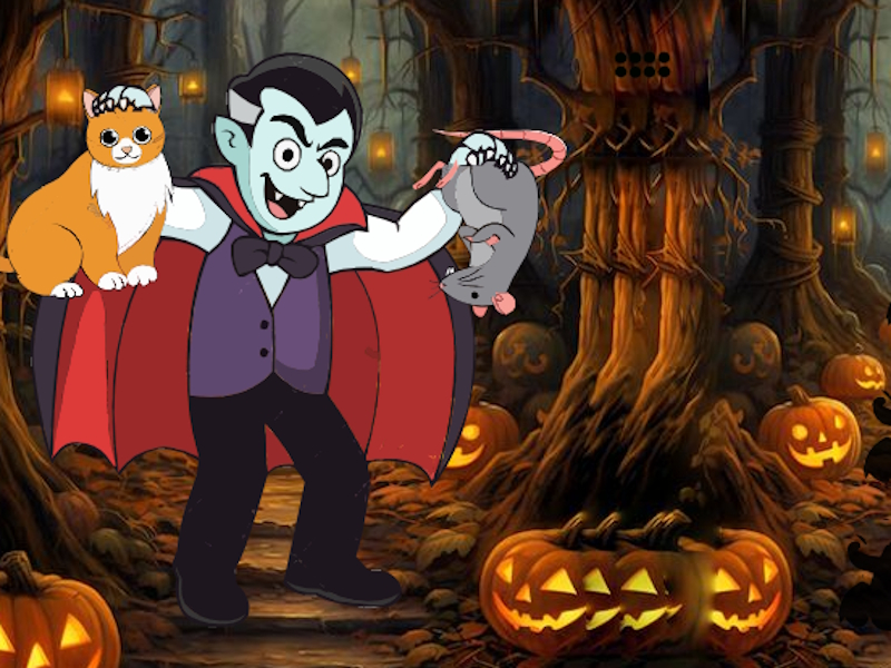 Lojë Kafshët e bllokuara nga vampirët shpëtojnë në internet
