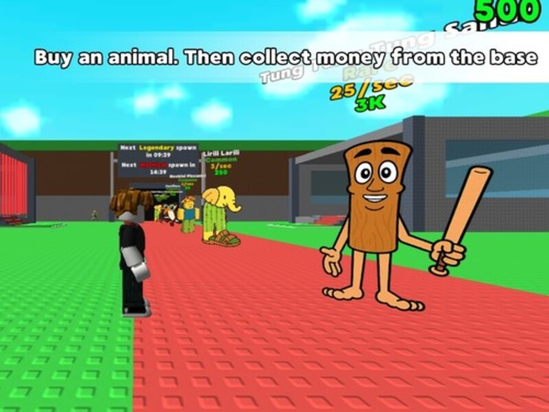 Lojë ROBLOX: Vjedhin një Brainrot në internet