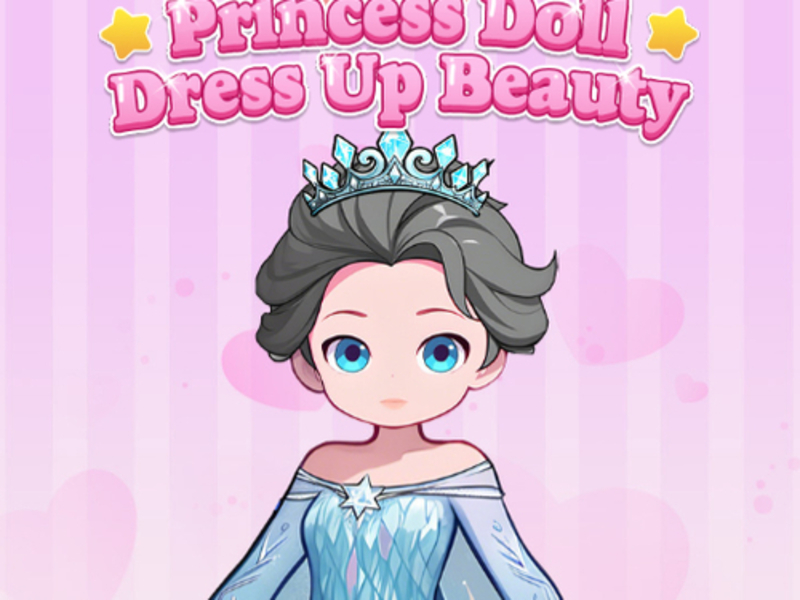 Lojë Princesha Doll Dress Up Bukuri në internet