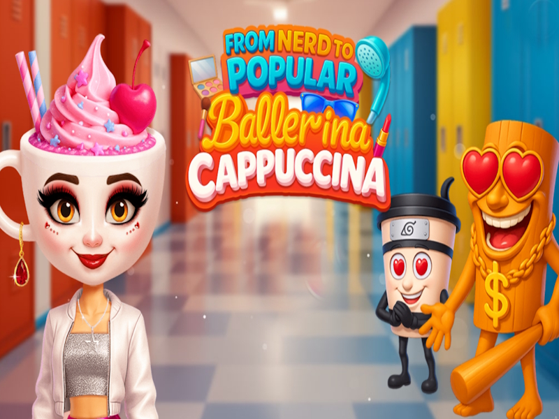 Lojë Nga nerd në balerinë popullore cappuccina në internet