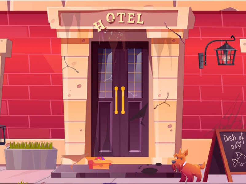 Lojë Objekti im i fshehur në hotel në internet
