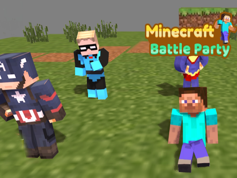 Lojë Festa e betejës në minecraft në internet