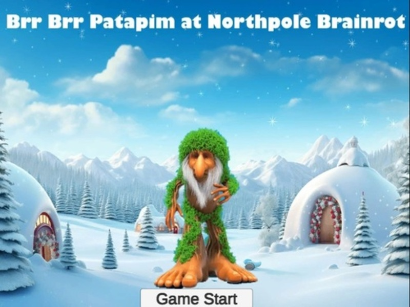 Lojë BRR BRR Patapim në Northpole Brainrot në internet