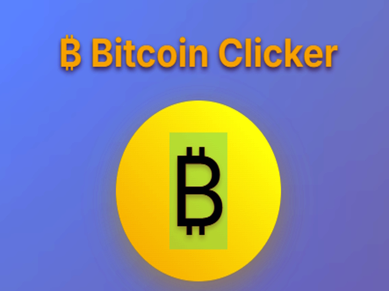 Lojë B klikues bitcoin në internet