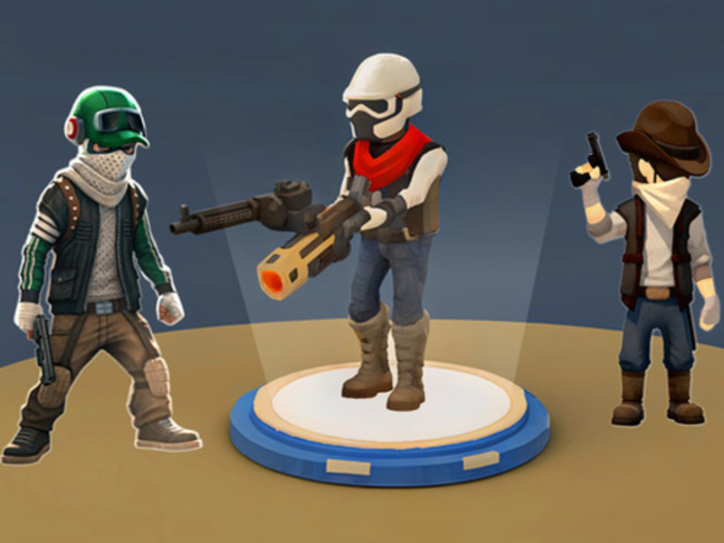 Lojë Badlands Hero në internet