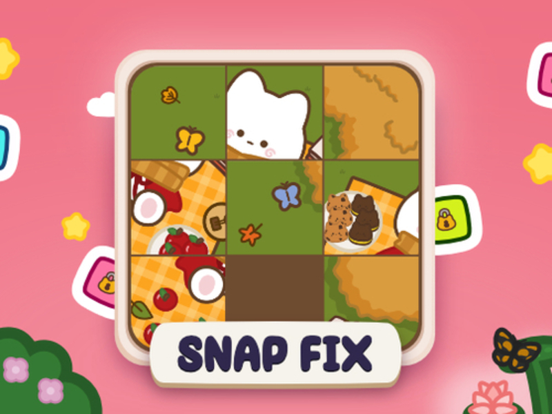Lojë Snap Fix në internet