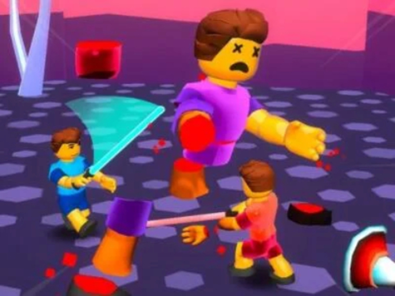 Lojë Hero Blocks Arena! Lufta e Shpatës Ragdoll në internet