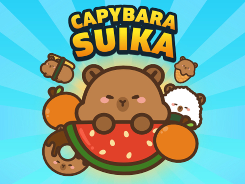 Lojë Suika capybara në internet
