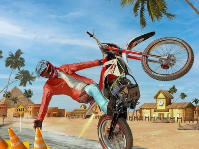 Lojë Gara me motocross në internet