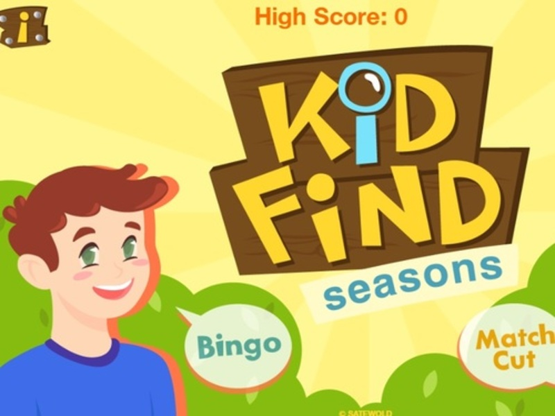 Lojë Kid Gjeni stinët në internet