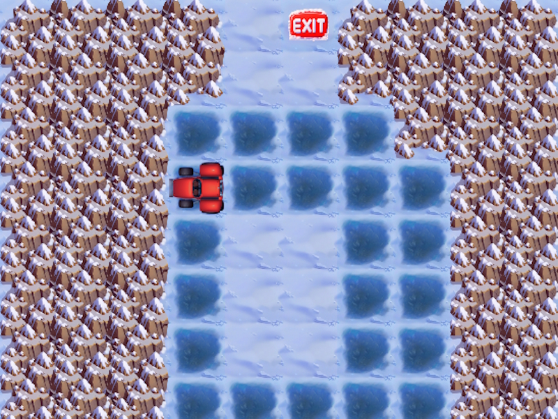 Lojë Xmas Snow Challenge Maze Mabey në internet