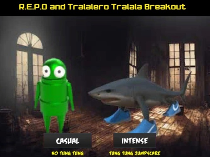 Lojë R. E. P. O dhe Tralalero Tralala Breakout në internet