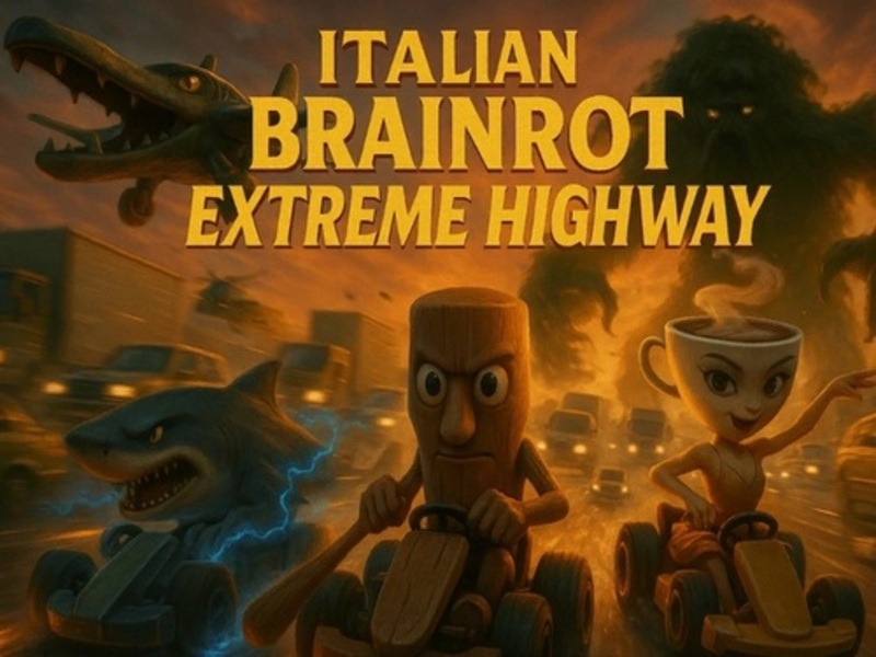 Lojë Autostrada Italiane Brainrot Extreme në internet