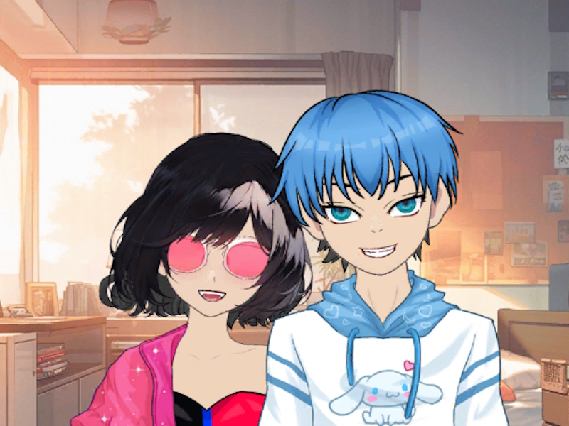 Lojë Çifti anime: Krijuesi i Avatarit në internet