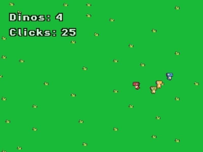Lojë Mini Dino Clicker në internet