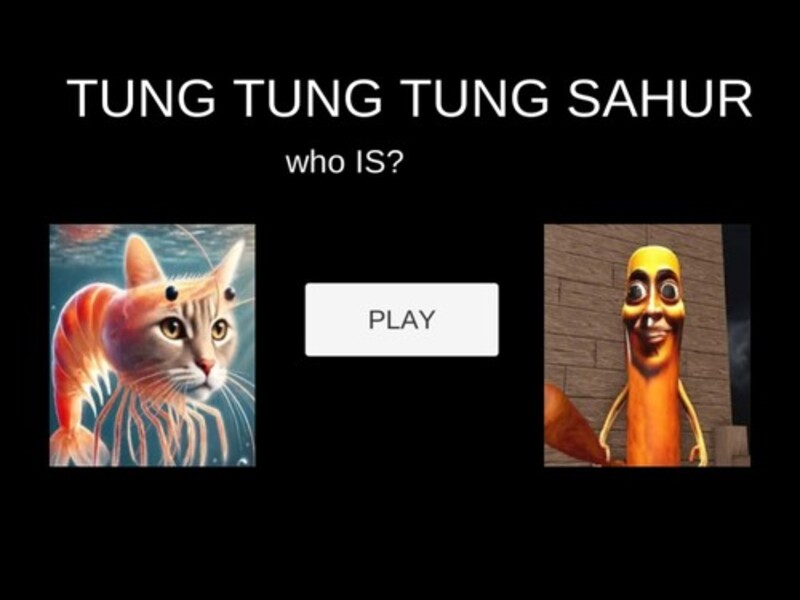 Lojë Tung Tung Tung Sahur Kush është? në internet