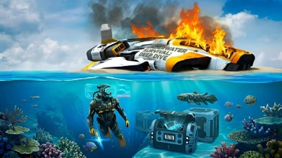 Lojë Underwater Survival: Deep Dive në internet